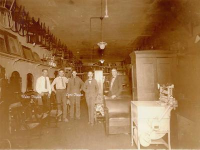 Men in store