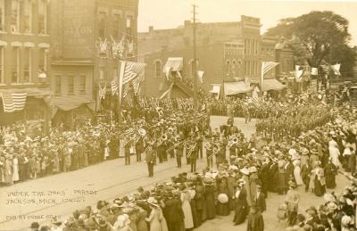 "Under the Oaks" Parade, Jackson, Mich. 