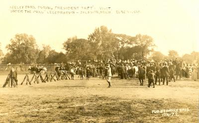 Keeley Park during President Taft's visit. "Under the Oaks" celebration - Jackson, Mich. June 4- 1910.