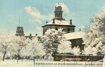 Winter Scene at State Penitentiary, Jackson, Mich.