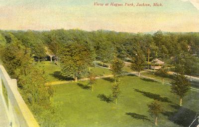 View at Hague Park, Jackson, Mich.  