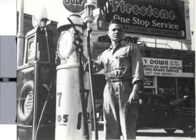 Unidentified Firestone Automobile Service Station Attendant