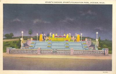 Spark's Cascade, Spark's Foundation Park, Jackson, Mich.