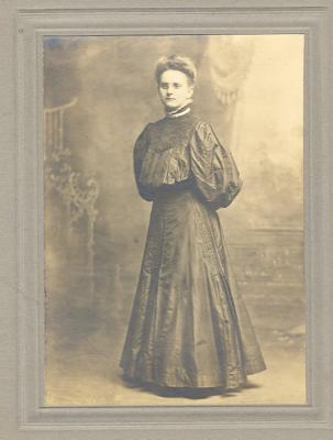 Studio Photograph of Martha Gregor (standing)