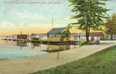 Steamer Landing, Vandercooks Lake, Mich.
