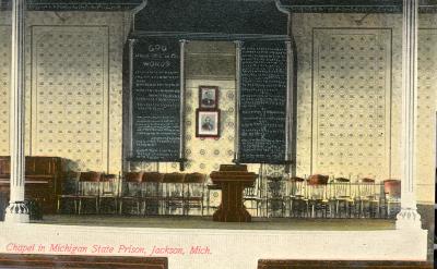 Chapel in Michigan State Prison, Jackson, Mich.