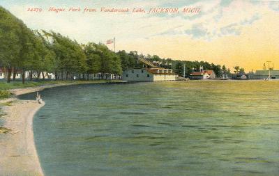 Hague Park from Vandercook Lake, Jackson, Mich. 
