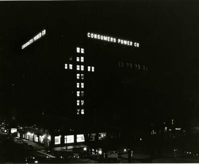 Consumers Power Company holiday lights
