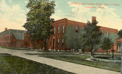 Withington Cooley Shops from State Prison, Jackson, Mich.