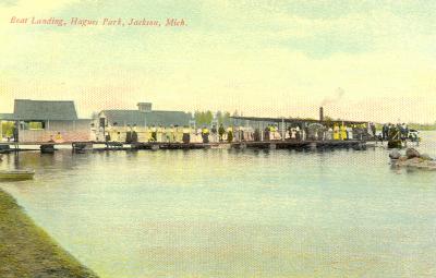Boat Landing, Hagues Park, Jackson, Mich.