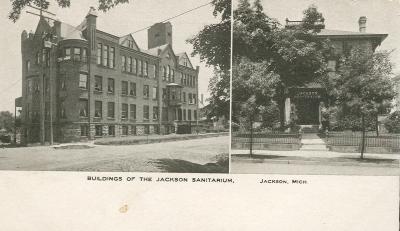 Buildings of the Jackson Sanitarium, Jackson, Mich.