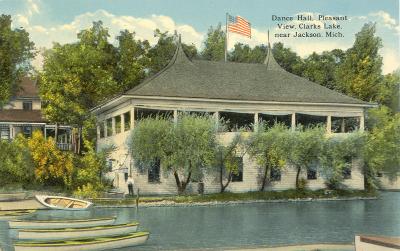 Dance Hall. Pleasant View. Clarks Lake. near Jackson, Mich.