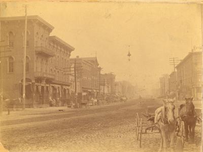 Downtown Electric Car Tracks