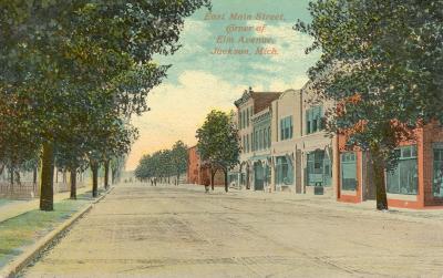 East Main Street, Corner of Elm Ave, Jackson, Mich.