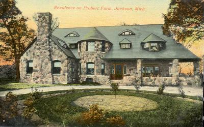 Residence on Probert Farm, Jackson, Mich.