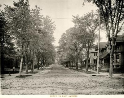 Scene on East Avenue