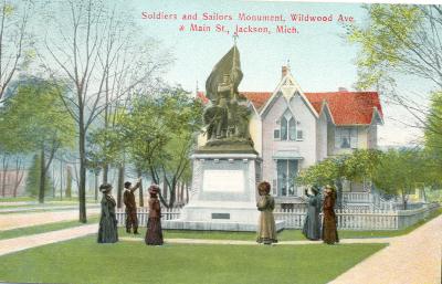 Soldiers' & Sailors' Monument, Wildwood Ave. & Main St., Jackson, Mich. 