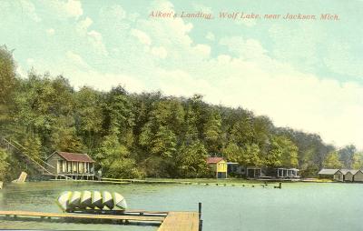 Akin's Landing, Wolf Lake, near Jackson, Mich.