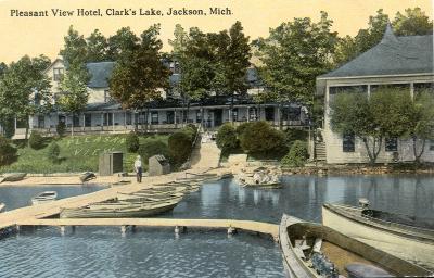 Pleasant View Hotel, Clark's Lake, Mich.