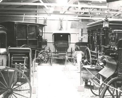 Cutter Hearses Museum View of Wagons