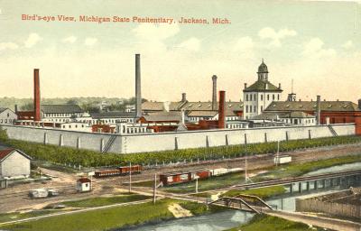 Bird's-eye View, Michigan State Penitentiary, Jackson, Mich.