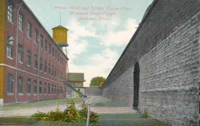 Prison Wall and Binder Twine Plant, Michigan State Prison, Jackson, Mich.