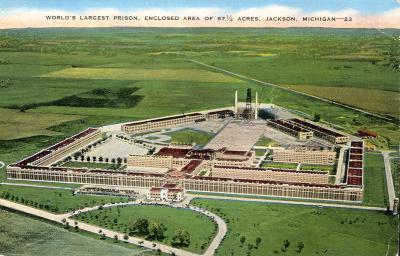 World's Large Prison, Enclosed area of 57 1/2 acres, Jackson, Michigan-23