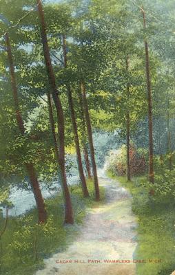 Cedar Hill Path, Wamplers Lake, Mich.