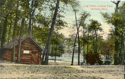 Log Cabin, Loomis Park, Jackson, Mich.