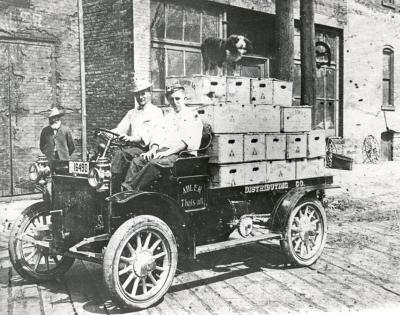 Adler Distributing Co. truck