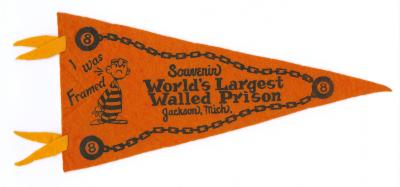 Souvenir Pennant for Michigan State Prison