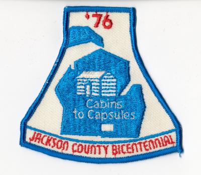 Jackson County Bicentennial "Cabins to Capsules" Patch
